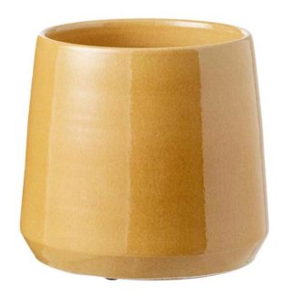 Pot & Cache-Pot | Cache-Pot Design "Splenda" 24cm Ocre Pot & Cache-Pot Ocre