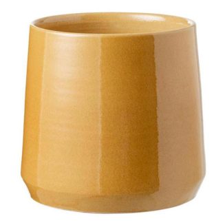 Pot & Cache-Pot | Cache-Pot Design "Splenda" 28cm Ocre Pot & Cache-Pot Ocre