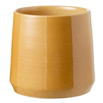 Pot & Cache-Pot | Cache-Pot Design "Splenda" 28cm Ocre Pot & Cache-Pot Ocre