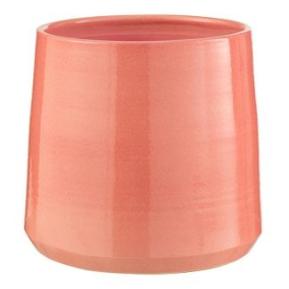 Pot & Cache-Pot | Cache-Pot en Céramique "Valentine" 28cm Rose Pot & Cache-Pot Pot & Cache-Pot