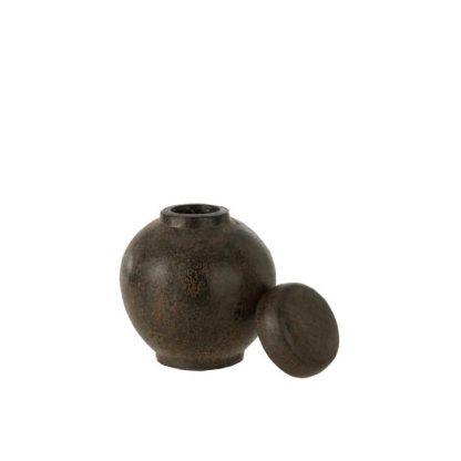 Pot & Cache-Pot | Pot Déco en Terre Cuite "Victor" 20cm Marron Pot & Cache-Pot Marron