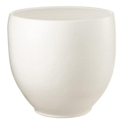 Pot & Cache-Pot | Cache-Pot Poterie "Ying" 41cm Blanc Pot & Cache-Pot Blanc