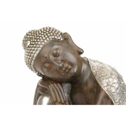 Statue & Statuette | Statue Déco "Bouddha" 35cm Naturel & Argent Accessoires Déco Naturel & Argent