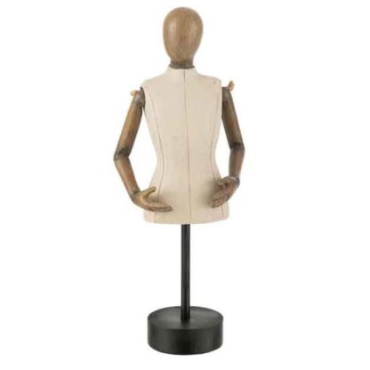 Statue & Statuette | Statuette Vintage "Buste" 31cm Beige & Marron Accessoires Déco Beige & Marron