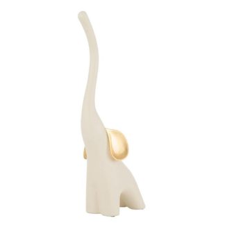 Statue & Statuette | Statue Déco Chouette "Harry" 22cm Blanc Accessoires Déco Blanc