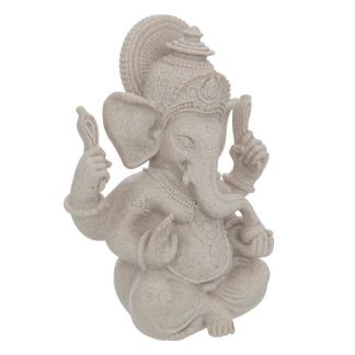 Jardin Zen & Bouddha | Jardin Zen Déco "Wasila" 18cm Blanc Accessoires Déco Blanc