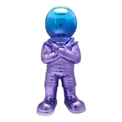 Statue & Statuette | Statuette Astronaute "Electroplate" 33cm Multicolore Accessoires Déco Multicolore