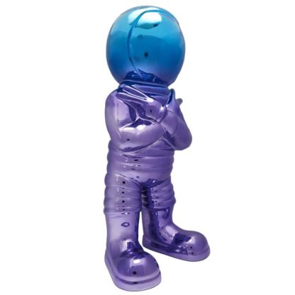 Statue & Statuette | Statuette Astronaute "Electroplate" 33cm Multicolore Accessoires Déco Multicolore