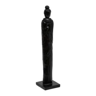 Statue & Statuette | Statuette Déco Femme "Hailey" 38cm Noir Accessoires Déco Noir