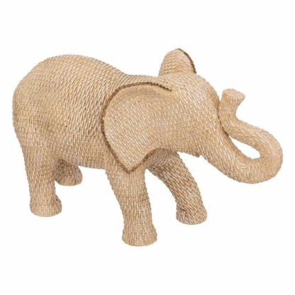 Statue & Statuette | Statuette Déco Éléphant "Kyra" 30cm Naturel Accessoires Déco Naturel