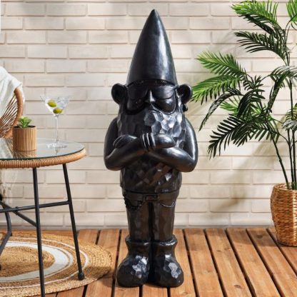 Statue & Statuette | Statue "Nano Bad" 100cm Noir Accessoires Déco Noir