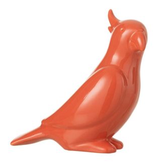 Statue & Statuette | Statuette Déco "Perroquet" 24cm Orange Accessoires Déco Orange