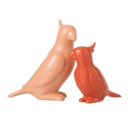 Statue & Statuette | Statuette Déco "Perroquet" 24cm Orange Accessoires Déco Orange