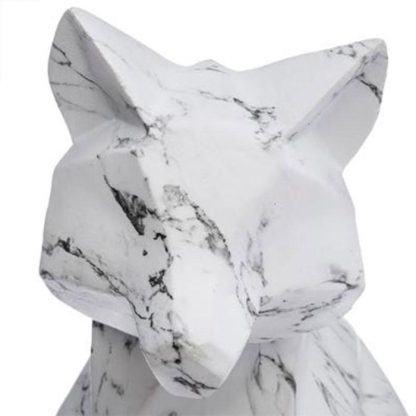 Statue & Statuette | Statuette Déco Origami "Renard" 25cm Blanc Accessoires Déco Blanc