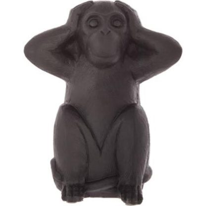 Statue & Statuette | Lot de 3 Statues Singes "Sagesse" 24cm Noir Accessoires Déco Noir