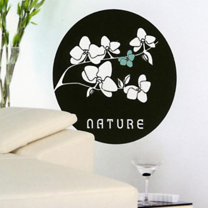 Sticker | Sticker Zen "Nature" Noir Décoration Murale Noir