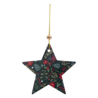 Sujet de Noël | Lot de 12 Sujets de Noël "Soir" 8cm Multicolore Décoration de Noël Multicolore