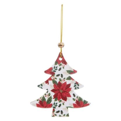 Sujet de Noël | Lot de 12 Sujets de Noël "Soir" 8cm Multicolore Décoration de Noël Multicolore