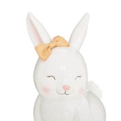 Tirelire | Tirelire Enfant "Lapin" 22cm Blanc Accessoires Déco Blanc