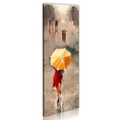 Toile & Tableau | Tableau Imprimé "Beauty in the Rain" 40x120cm Décoration Murale Multicolore