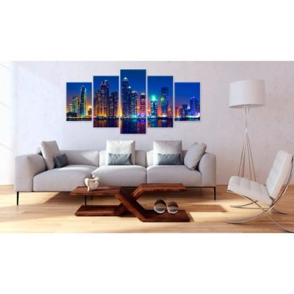 Toile & Tableau | Tableau Imprimé "Nights in Dubai" Décoration Murale Multicolore