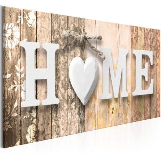 Toile & Tableau | Tableau Imprimé "Smell of Home Beige Wide" 45x100cm Décoration Murale Multicolore