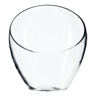 Vase | Coupe en Verre "Clear" 22cm Transparent Vase Transparent