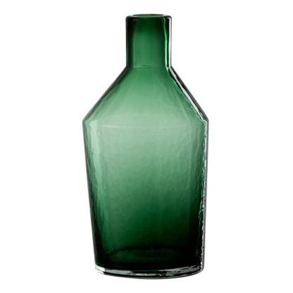 Vase | Vase Bouteille en Verre "Sigma" 28cm Vert Vase Vase