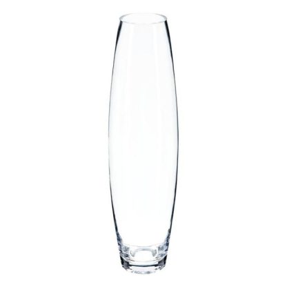 Vase | Vase Déco en Verre "Clear" 40cm Transparent Vase Transparent