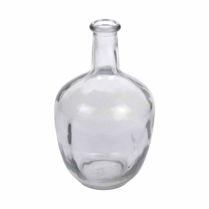 Vase | Vase Déco en Verre "Jarre" 30cm Transparent Vase Transparent