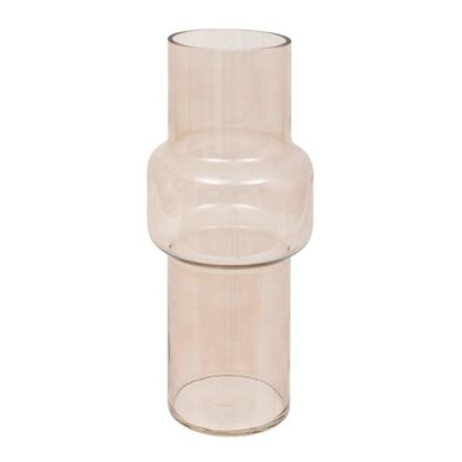 Vase | Vase Design Cylindrique "Ella" 30cm Rose Clair Vase Rose Clair