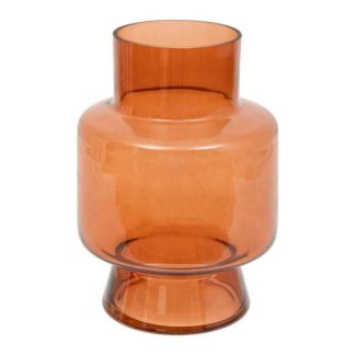 Vase | Vase Design "Ella" 20cm Orange Vase Orange