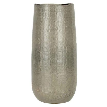 Vase | Vase en Céramique Design "Yuella" 50cm Gris Vase Gris Clair