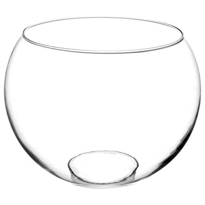 Vase | Vase en Verre "Boule" 30cm Transparent Vase Transparent