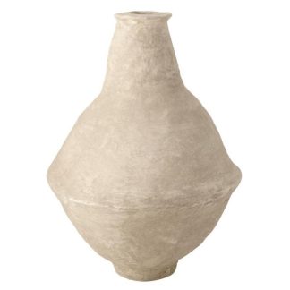 Vase | Vase Rond Design "Chad" 90cm Blanc Vase Blanc