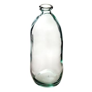 Vase | Vase Vintage en Verre "Bouteille" 51cm Transparent Vase Transparent