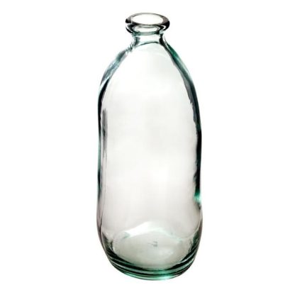 Vase | Vase Vintage en Verre "Bouteille" 51cm Transparent Vase Transparent