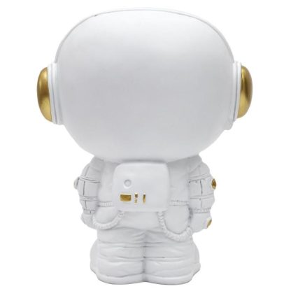 Vide Poche & Coupelle | Vide-Poche Statue "Astronaute" 28cm Blanc Accessoires Déco Blanc & Doré