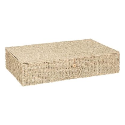 Boîte de Rangement | Lot de 2 Boîtes de Rangement "Cora" 80cm Naturel Boîte de Rangement Boîte de Rangement