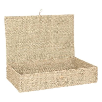 Boîte de Rangement | Lot de 2 Boîtes de Rangement "Cora" 80cm Naturel Boîte de Rangement Boîte de Rangement